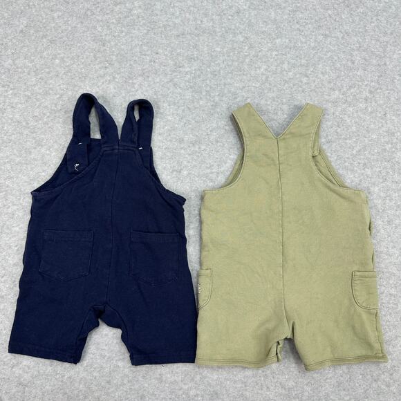 Baby Boy 0-3 Month Summer Outfit Bundle Rompers Overalls T-Shirt Animal Neutral - Picture 3 of 8